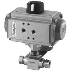 Swagelok MS Pneumatic Actuator, For 83 and H83 Series (ISO 5211-Compliant)